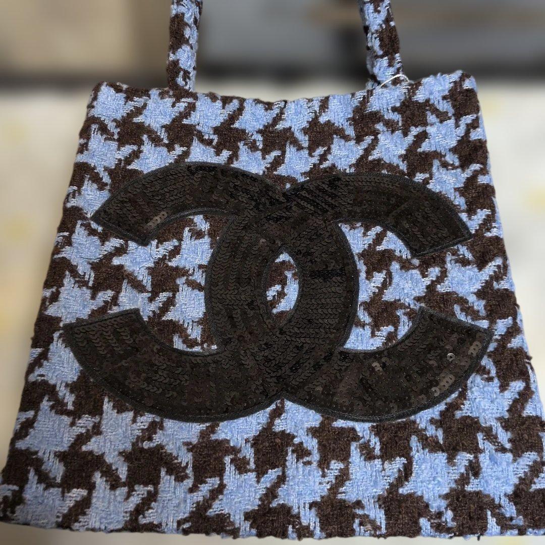 正規品#ノベルティ#新品未使用#CHANEL ハウンドトゥース# トートバッグ