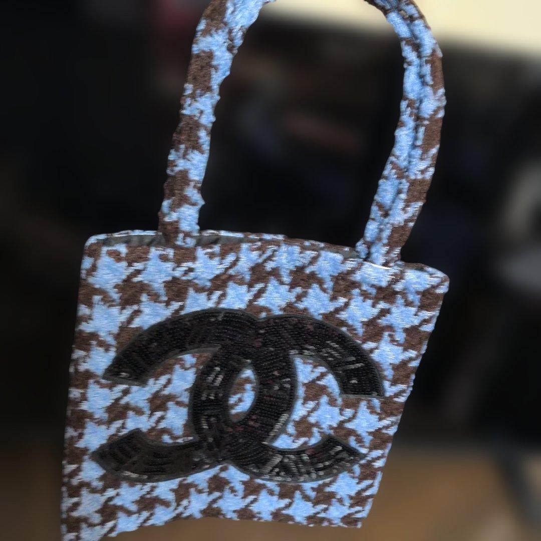 正規品#ノベルティ#新品未使用#CHANEL ハウンドトゥース# トートバッグ