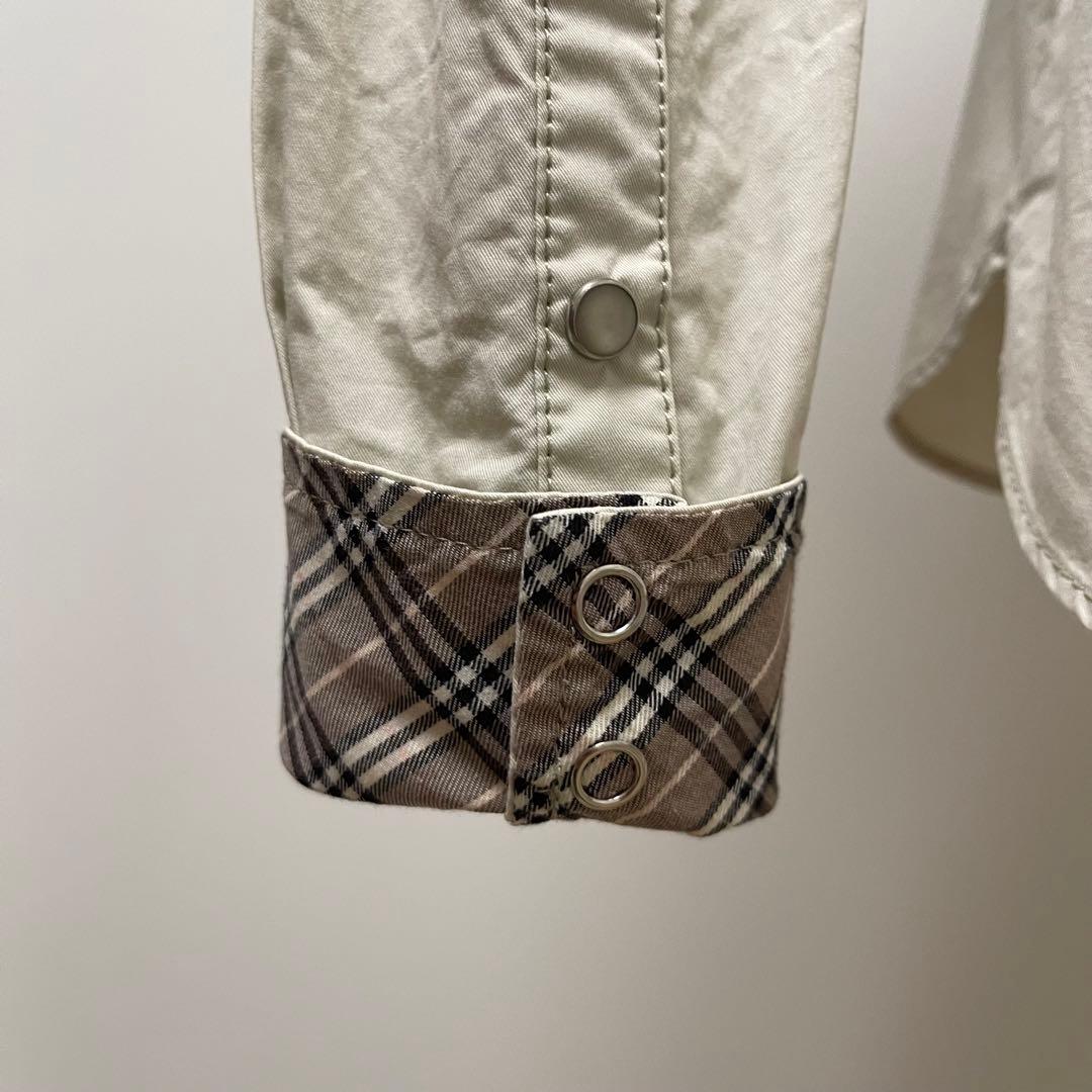 【BURBERRY BLUE LABEL】ホースマーク襟裏袖裏チェックジャケット