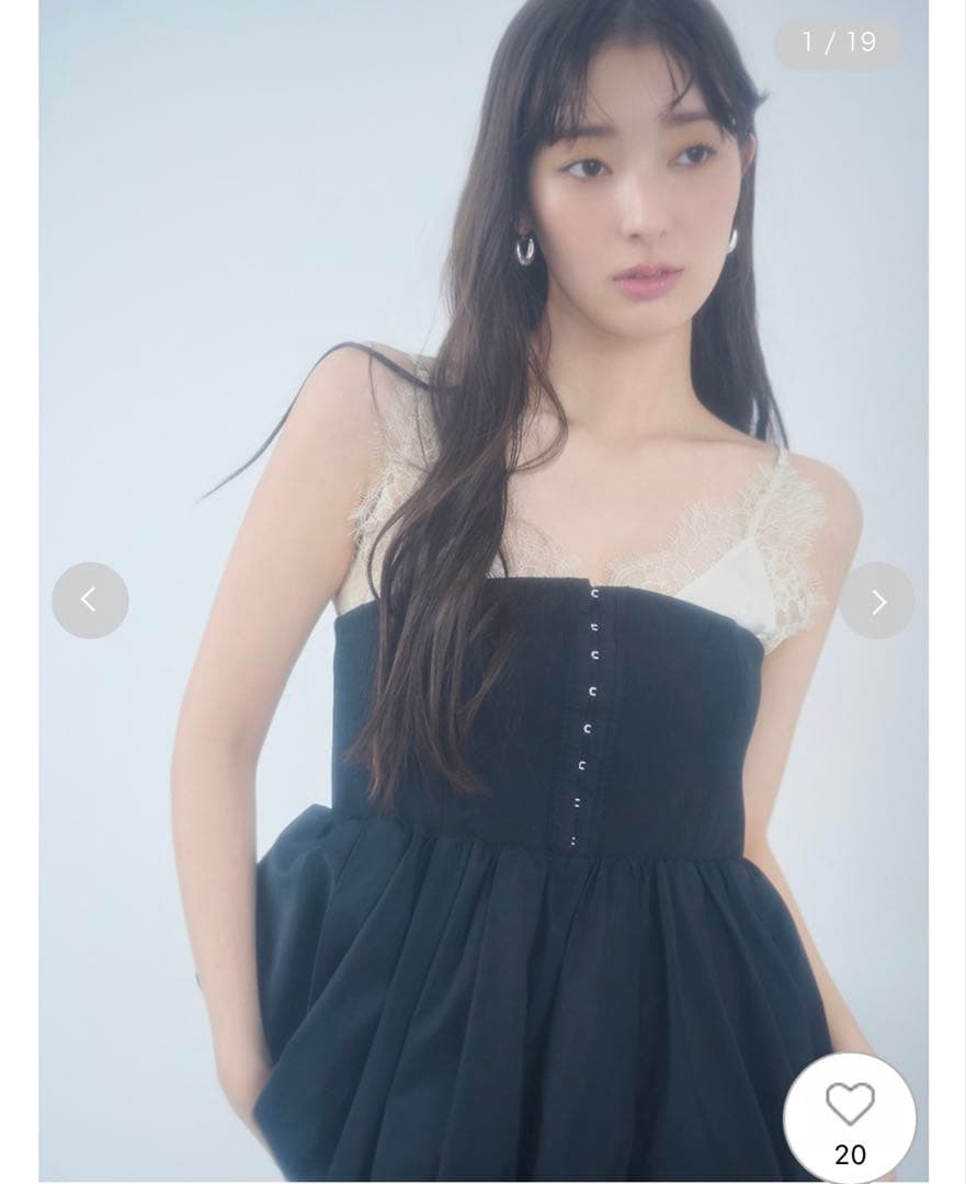 FRAY I.D フレイアイディー　サンドウィッシュシルクキャミ