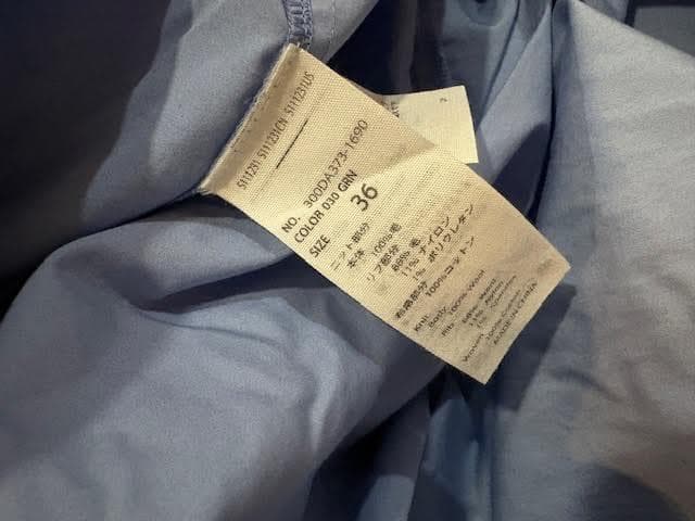 ENFOLD ニットドッキング シャツワンピース 36