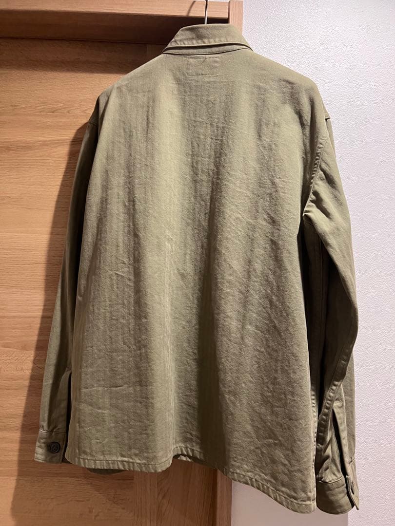 黒*明様 rrl ヘリンボーンツイルシャツ