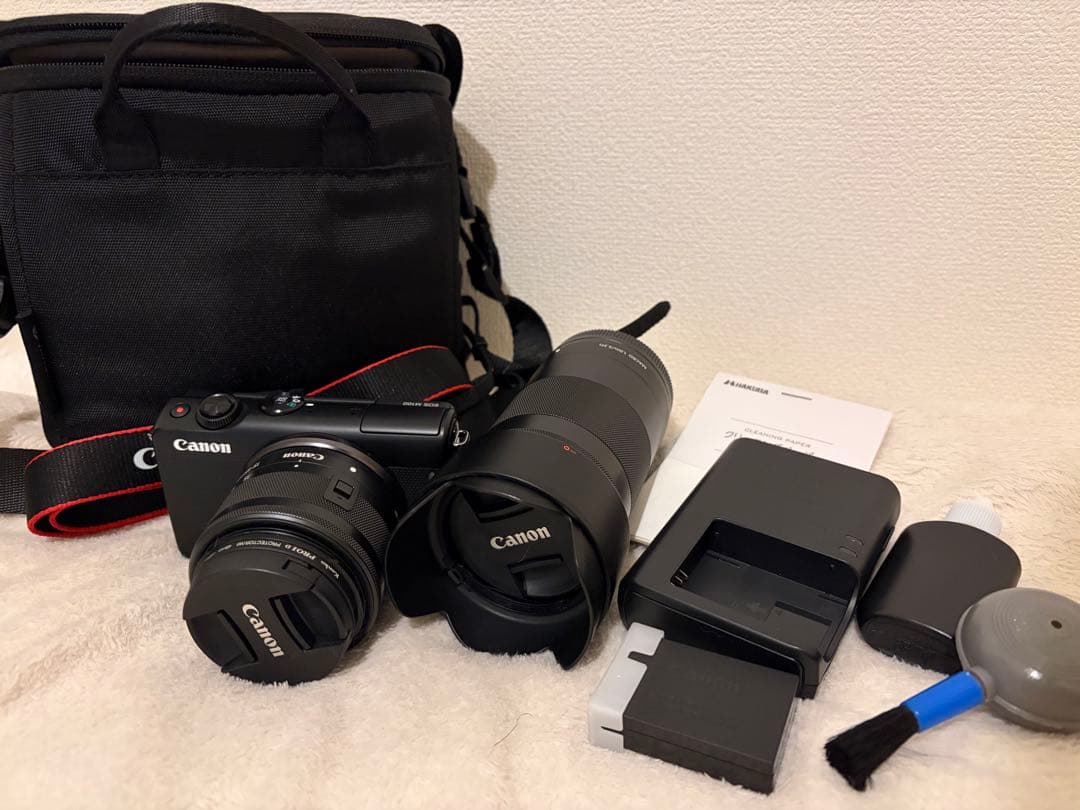 Canon ミラーレス一眼カメラ 2本レンズ付き