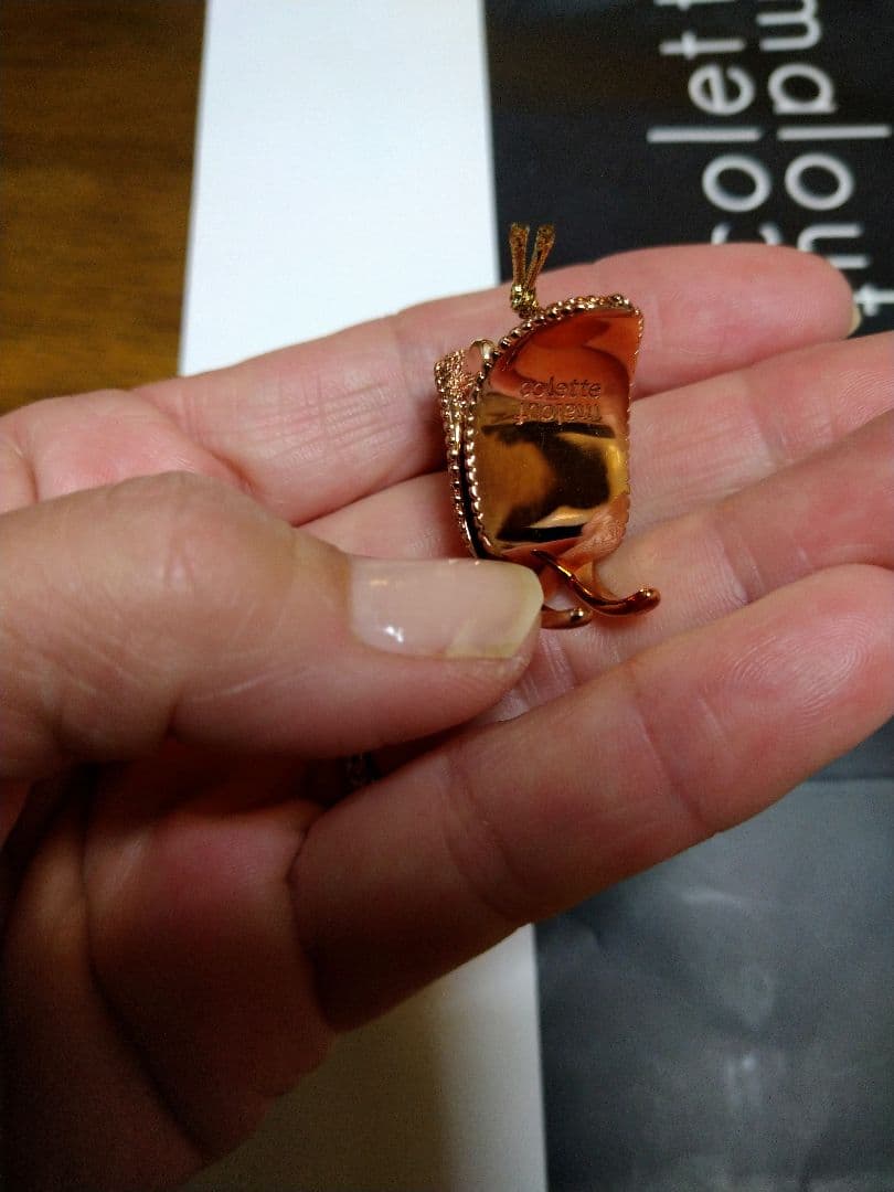 コレットマルーフ メタルペブルジョークリップ