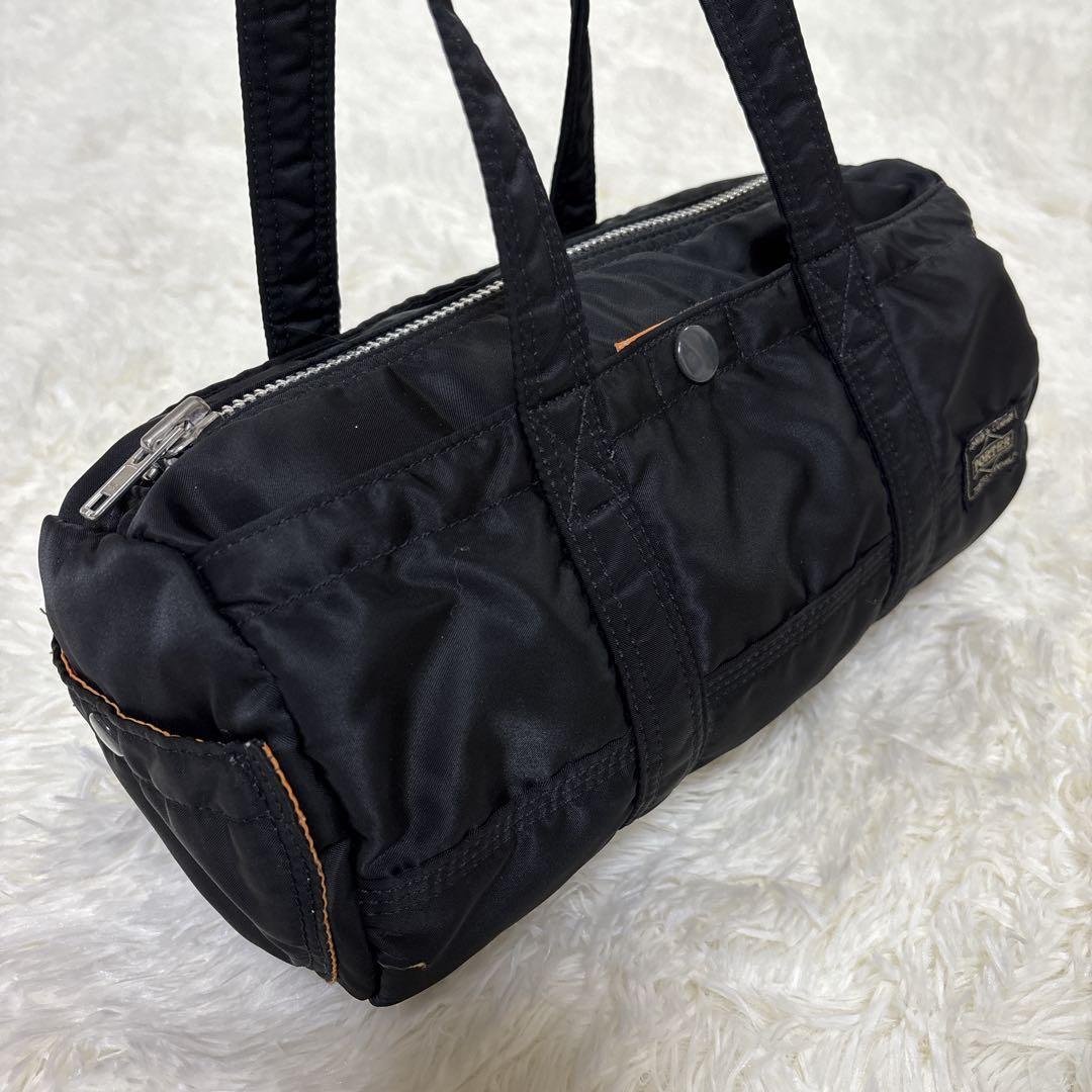 PORTER ポーター タンカー ミニボストンバッグ ドラムバッグ ブラック