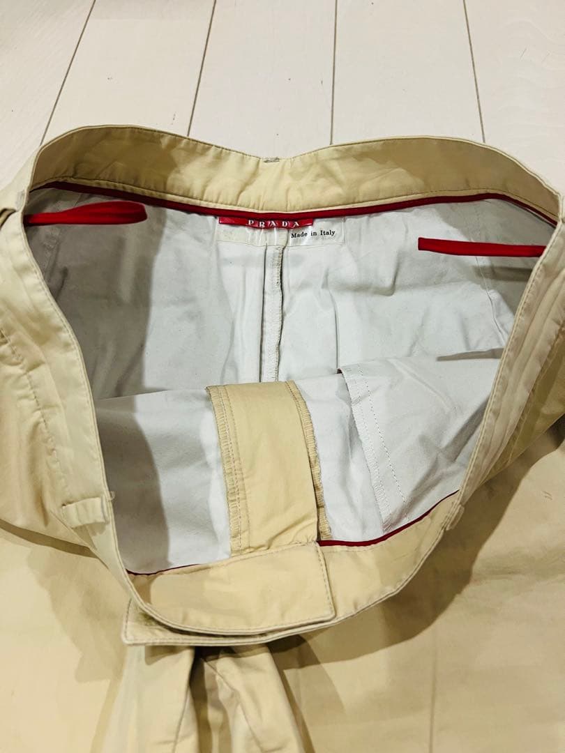 PRADA プラダ　チノパン　ベージュ
