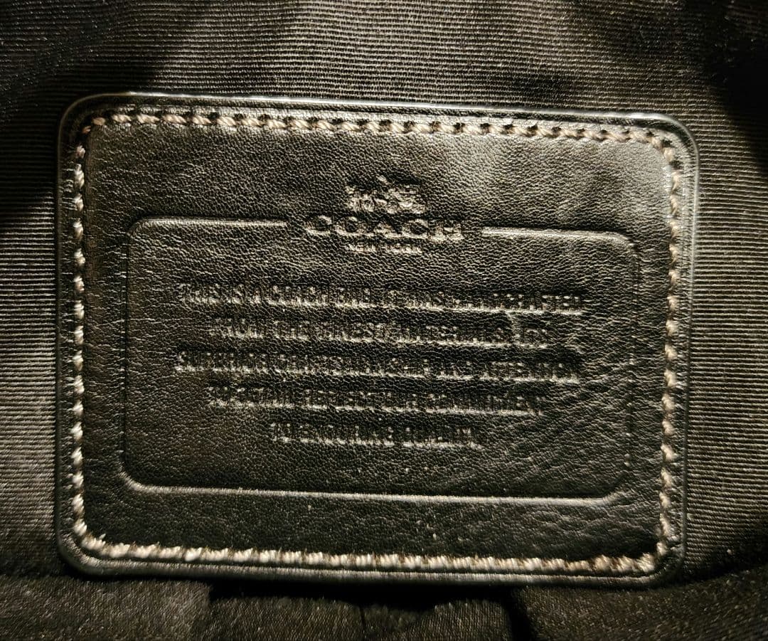 COACH　ショルダーバッグ　ブラック
