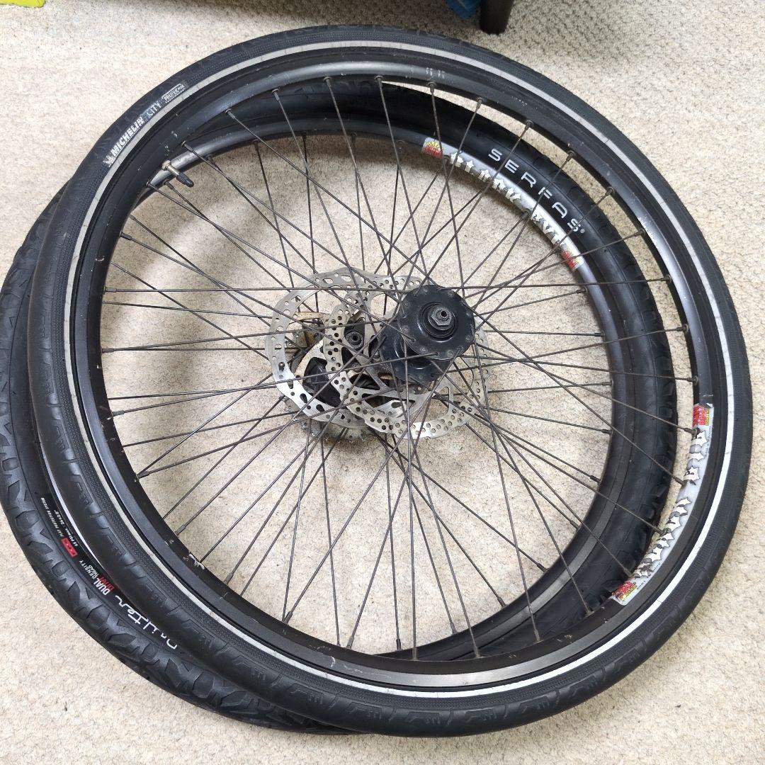 MTB 26インチホイールセット　SUNRIMS BLACKEYE