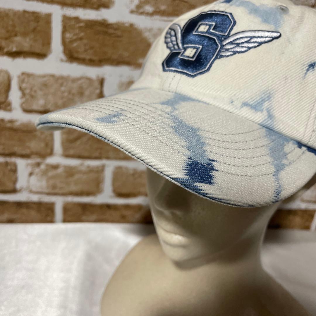 SUPREME Sロゴ　ウィングロゴ　6パネル　キャップ