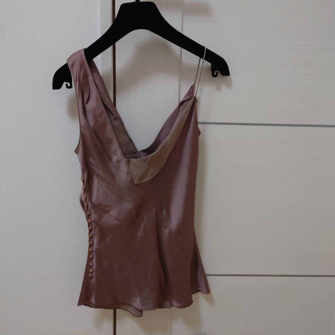 ジョン・ガリアーノデザインシルクキャミソール