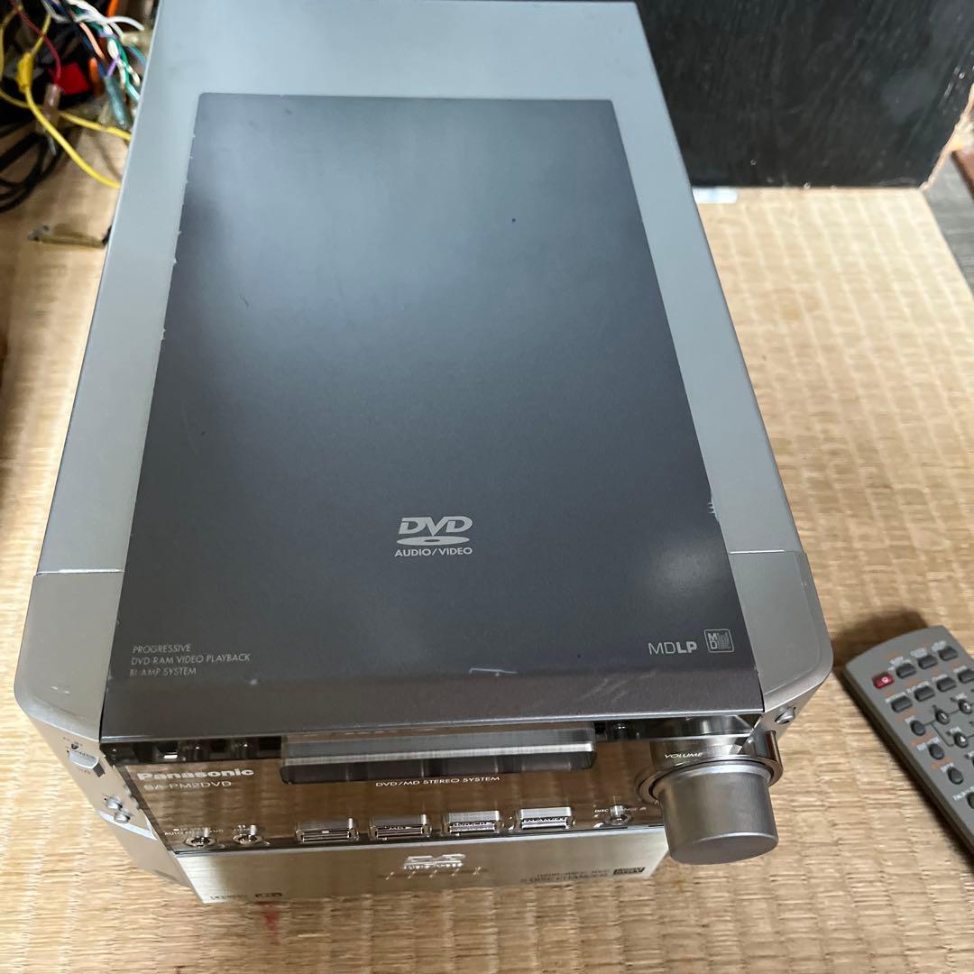Panasonic SA-PM2DVD ミニコンポMD.5disc CD.DVD