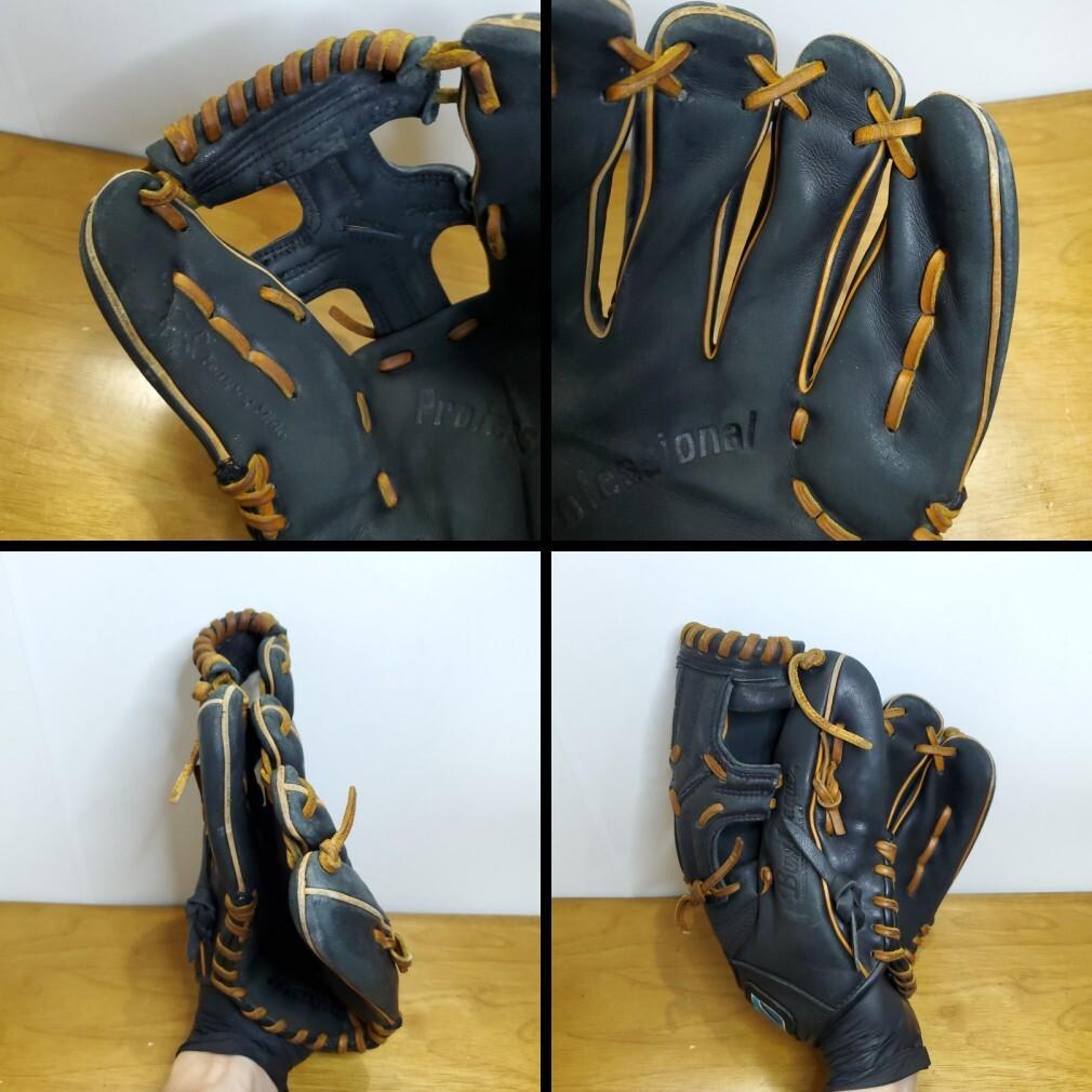 ミズノ 松井秀喜モデル ゴジラ型ウェブ Mラベル 児童用 外野用 軟式グローブ