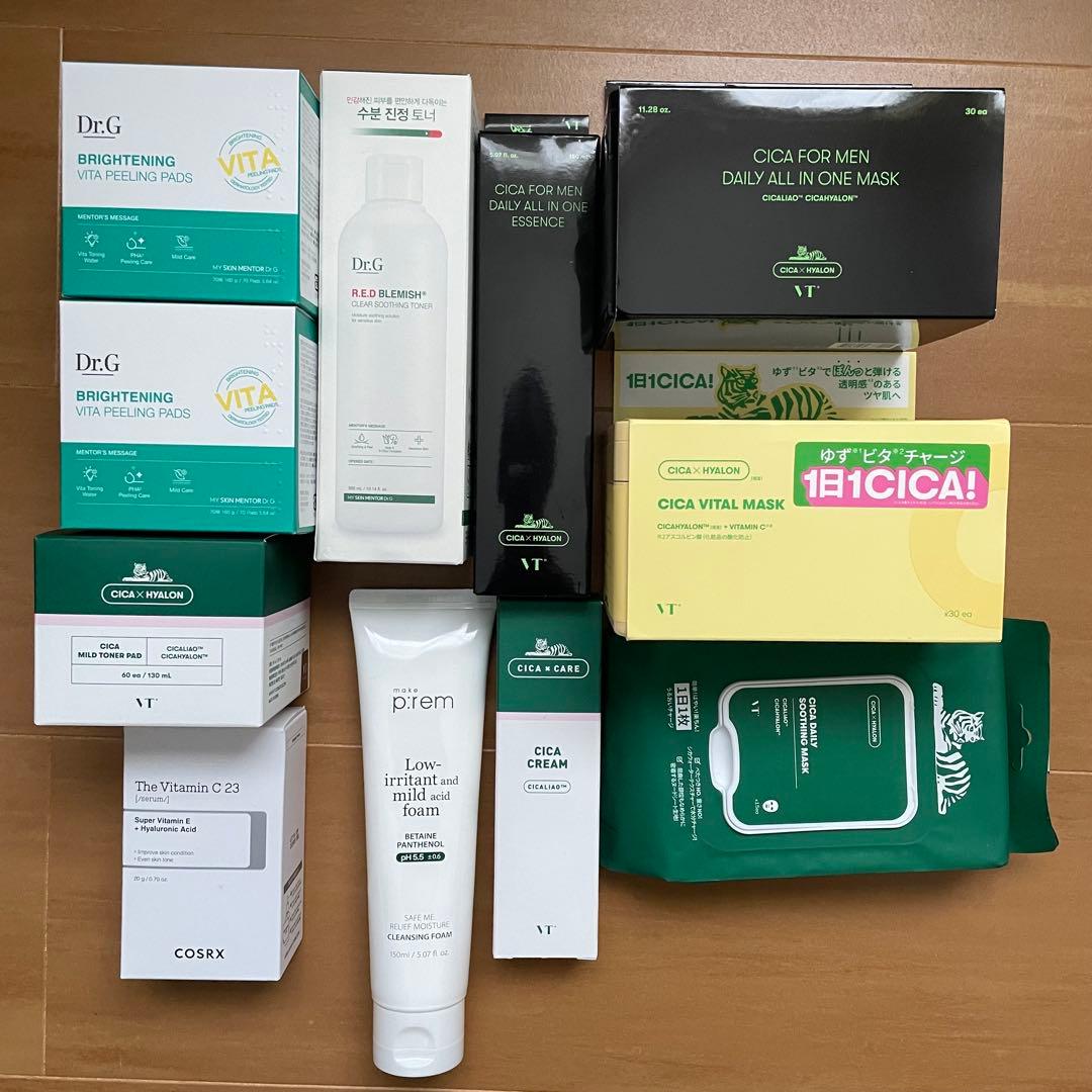 Dr.G & VT 鎮静スキンケアセット 11点