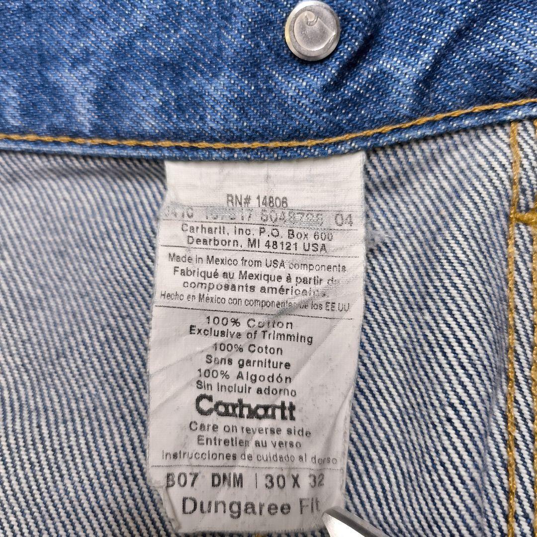 メキシコ製 Carhartt ダブルニー ペインターパンツ B07 DNM