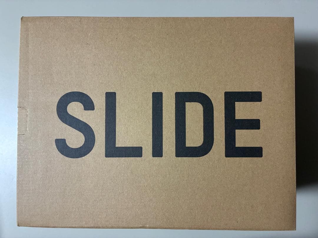 靴 YZY SLIDE DARK ONYX