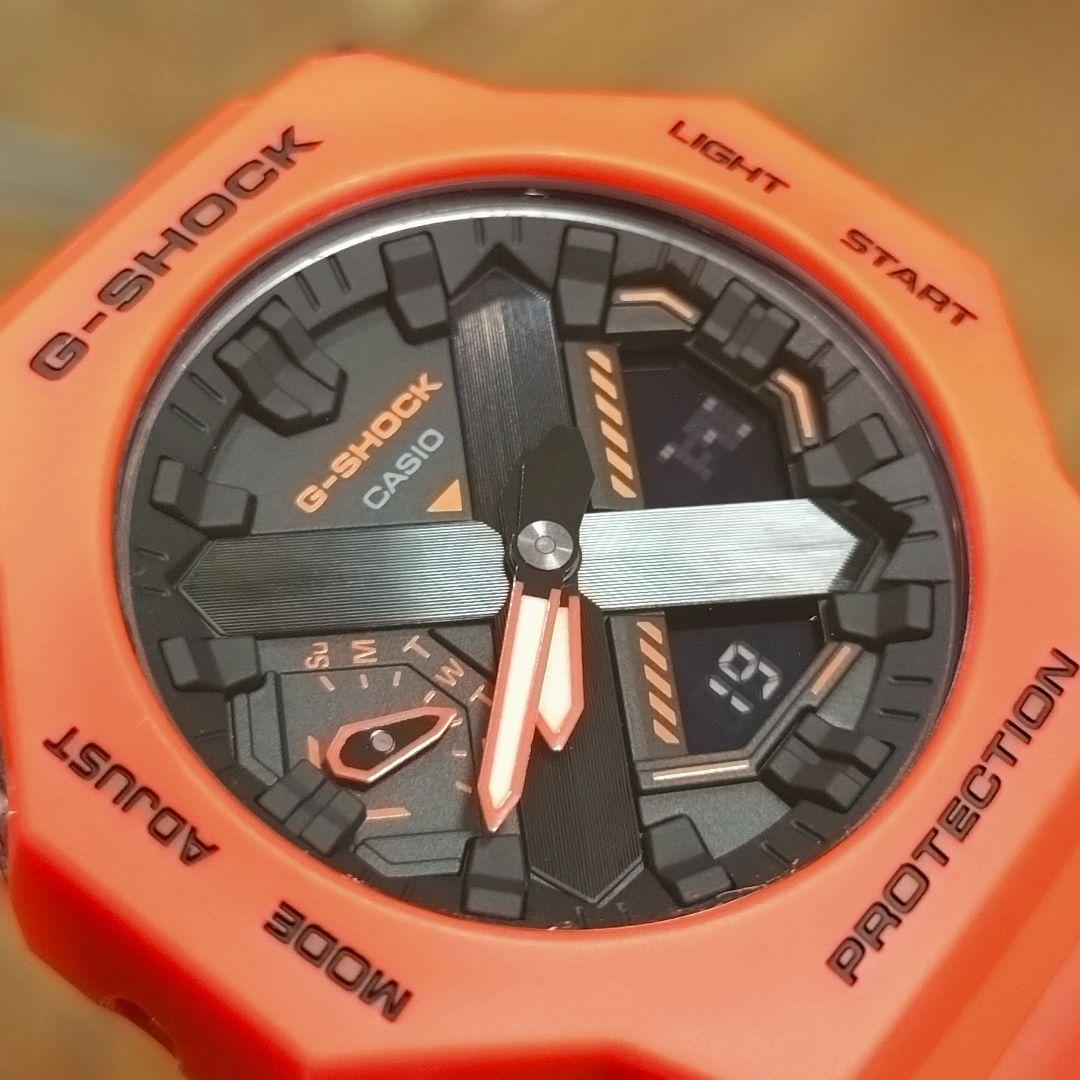 【極美品】CASIO　G-SHOCK　GA-2300FL レスキューオレンジ