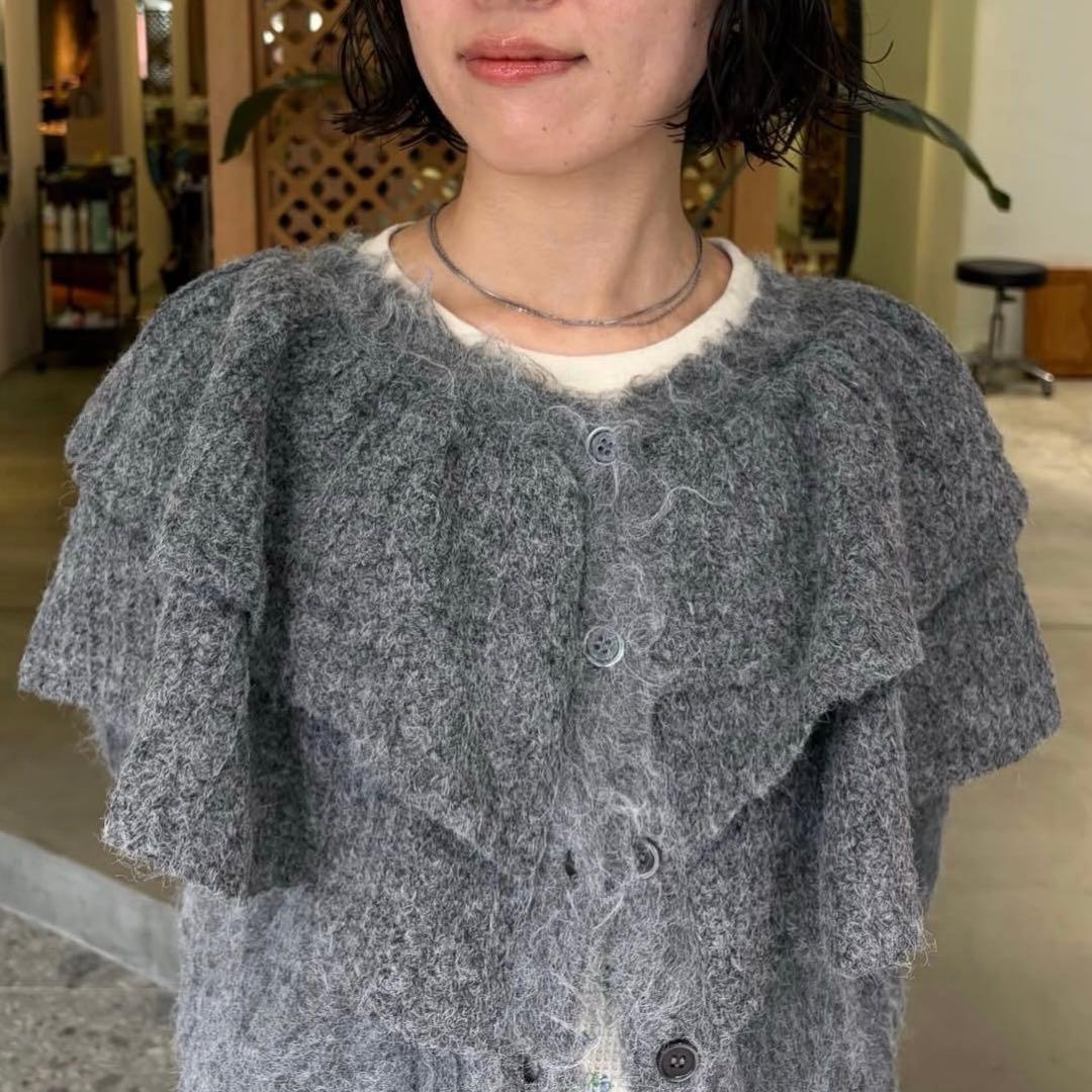 ちゃリナ様　タグ付き新品　LAATO frill frill knit