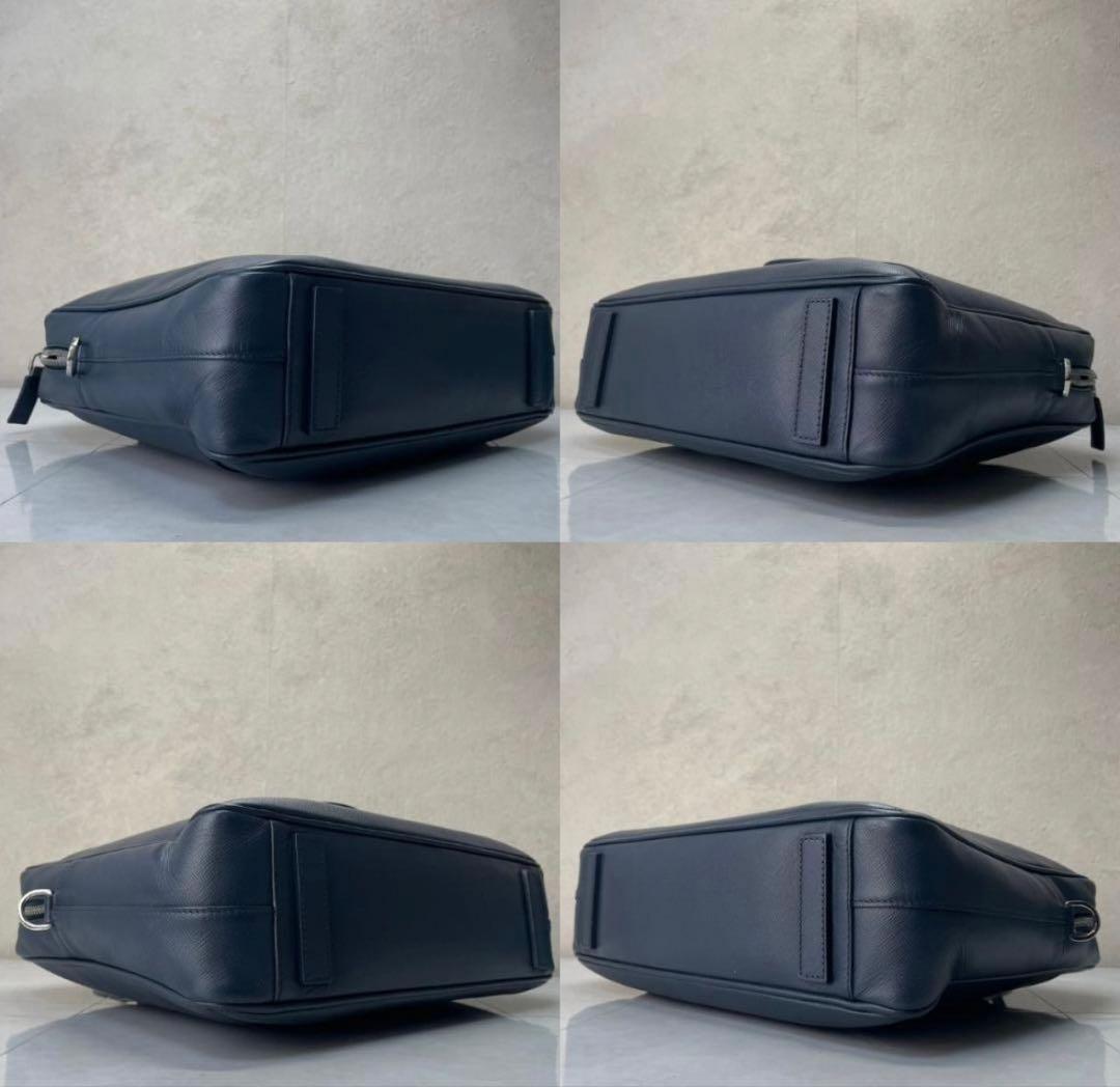 PRADA ビジネスバッグ プラダ 2way ネイビー
