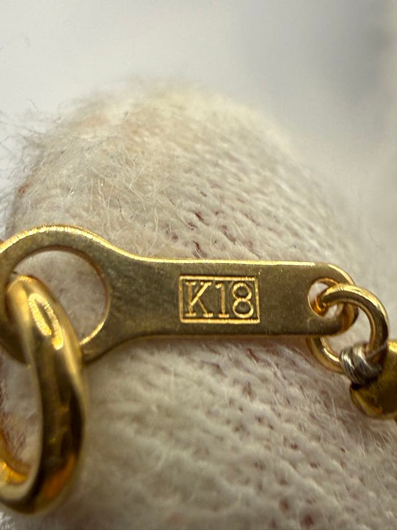 18金　パール　ネックレス