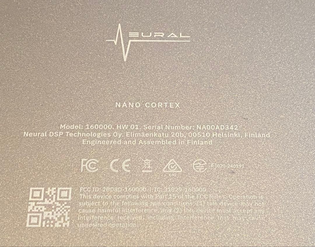 【極美品】Neural DSP Nano Cortex