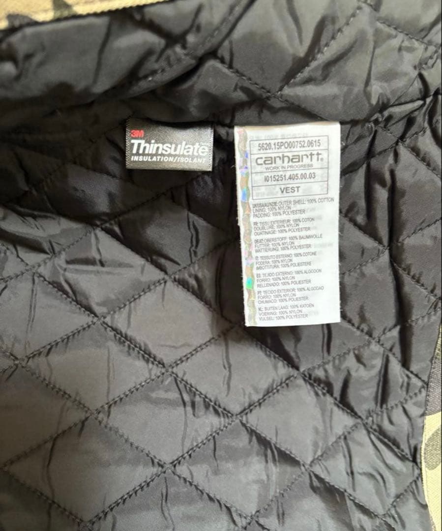 【専用】Carhartt WIP カーハート ダックカモフラージュ ベスト S
