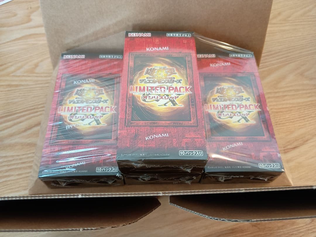 【新品未開封】遊戯王 オシリスレッド シュリンク付 4box