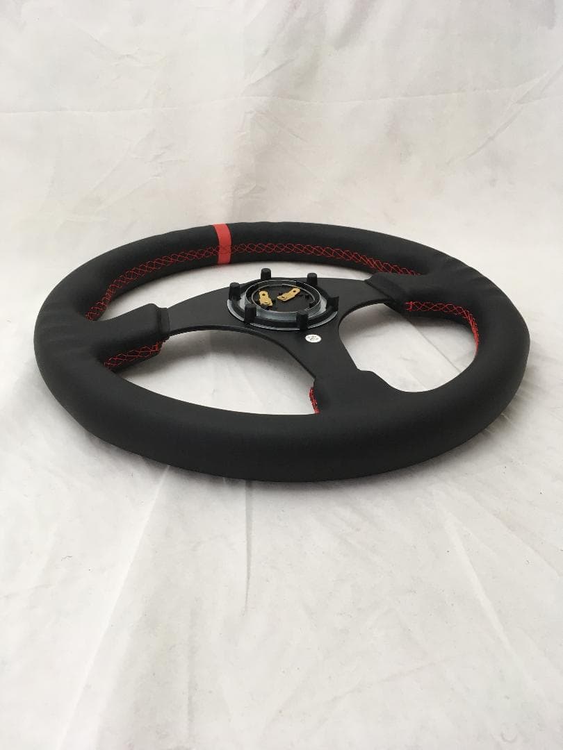 る*お様 W-POWER ステアリングホイール ブラック