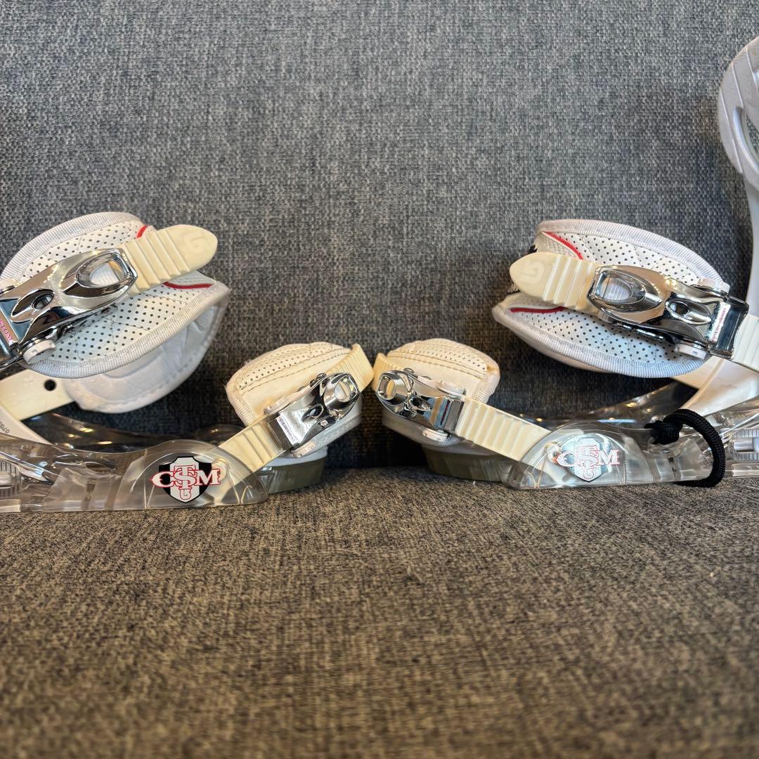 BURTON CUSTOM ビンディング Sサイズ バートン カスタム ホワイト
