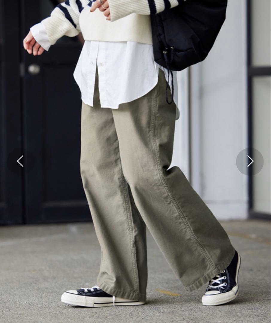 フレームワーク ムラバックサテンベイカーパンツ 38