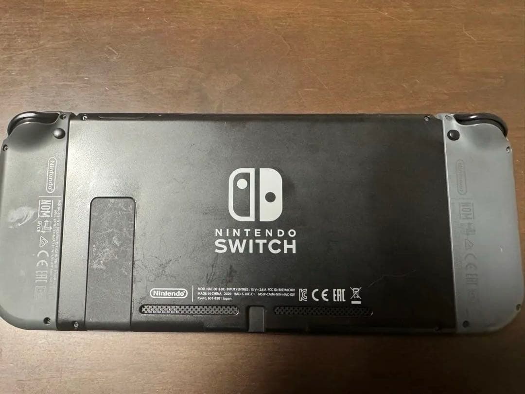Nintendo Switch 本体セット（グレー）動作OK／付属品＋ケース付き