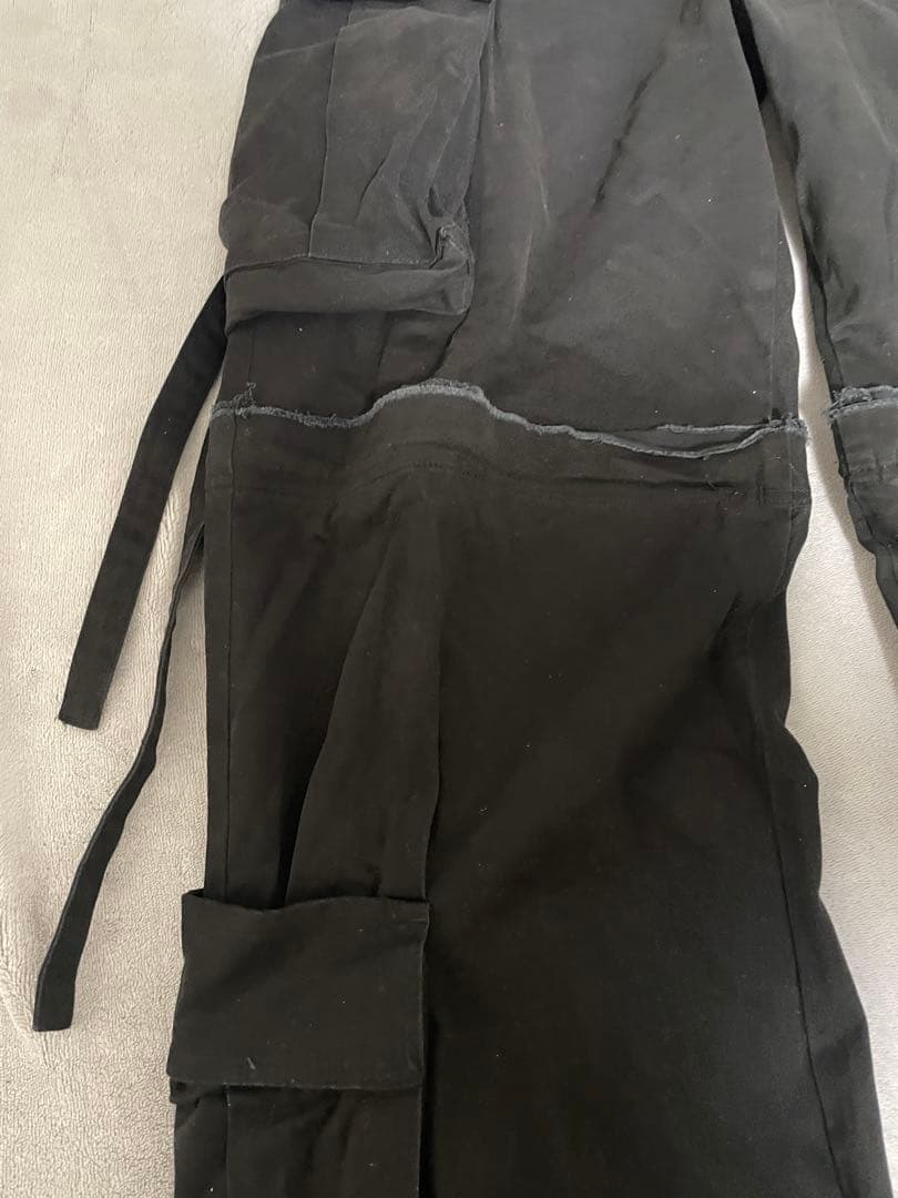 【GRANCY】ZipDesign CargoPants ブラック