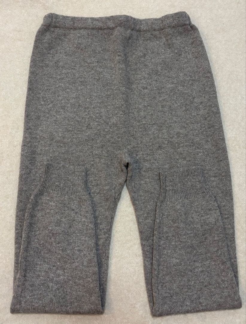 年末セール！ウールレギンス ウール100％ XLサイズ モンゴル産 厚手スパッツ