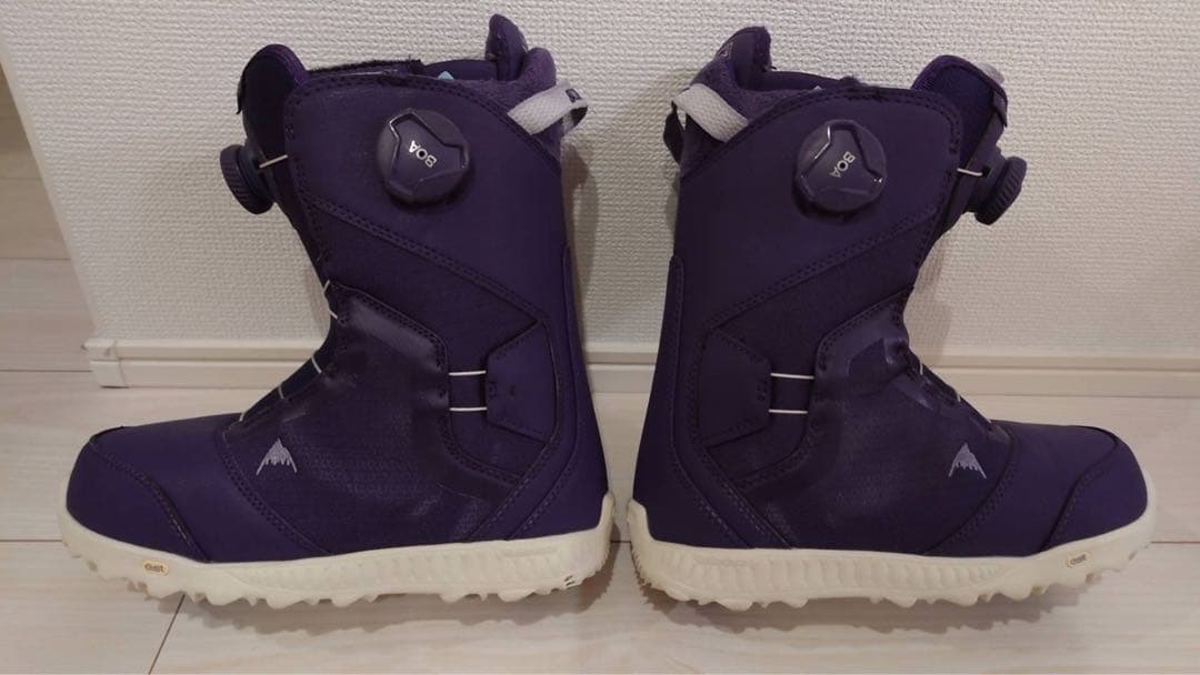 BURTON スノーボードブーツ FELIX ダブル BOA 22.5 キッズ可