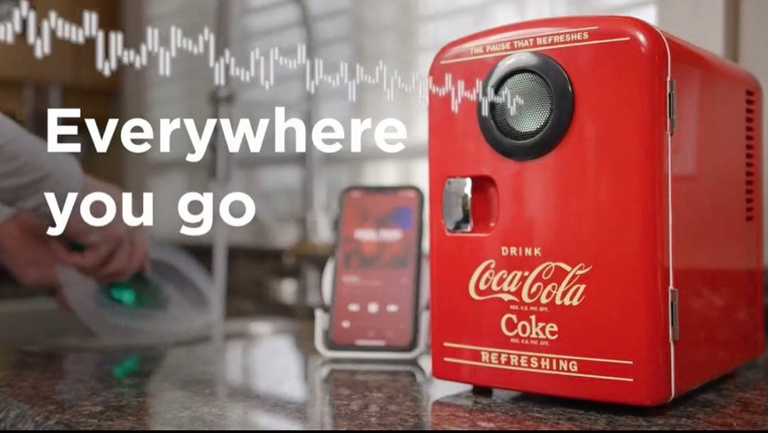 い*ち様 コカコーラ　Bluetooth スピーカー　ポータブル冷温庫　　コカ・