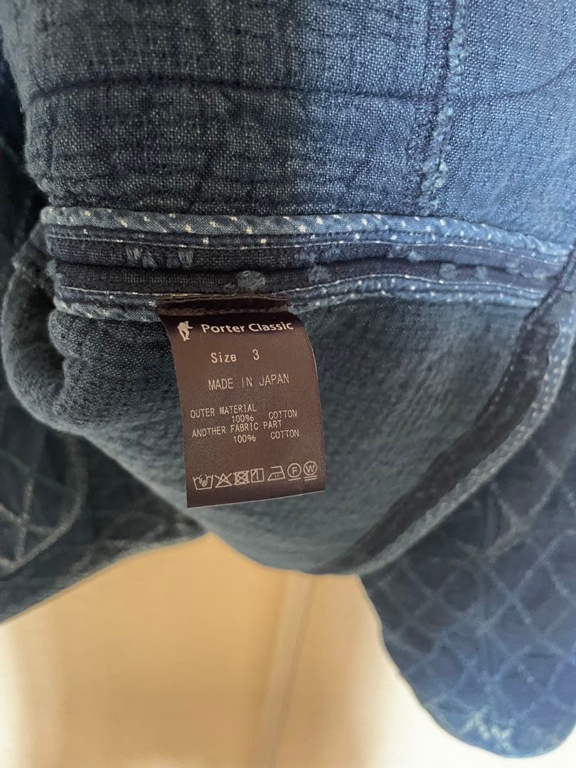 ジャケット・アウター KENDO DIAMOND PATTERN NO-COLLAR JACKET