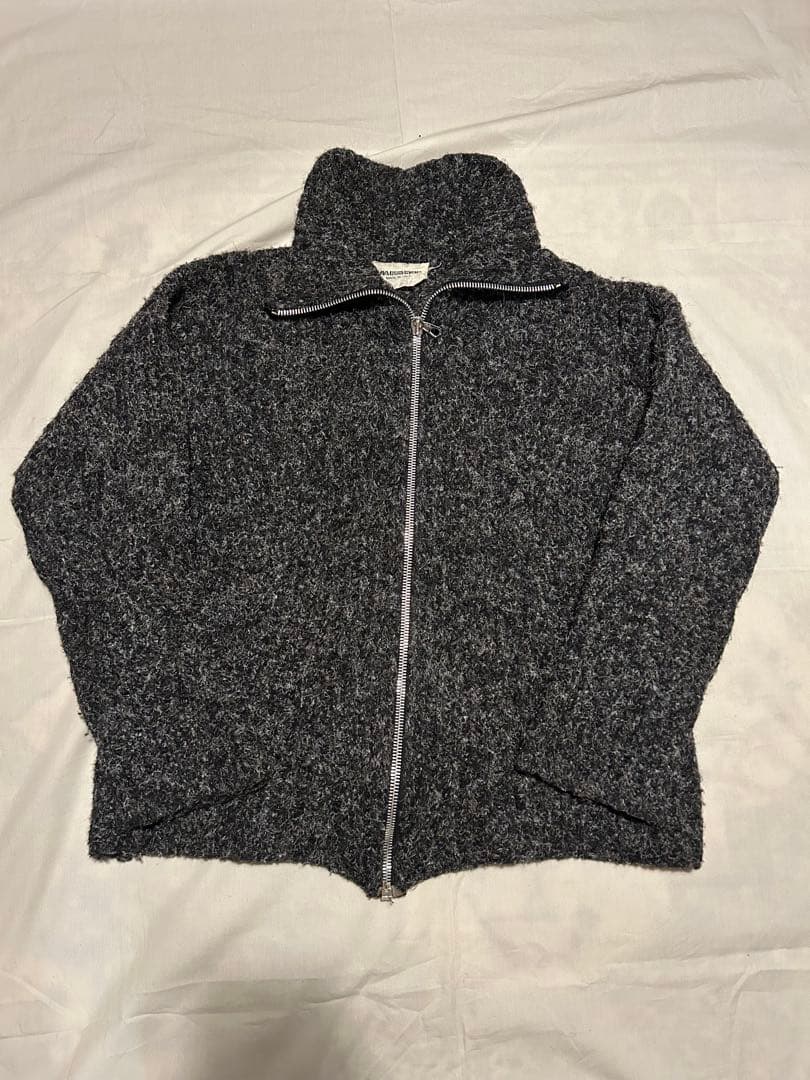 OUR LEGACY風　イタリア製 フルジップニット