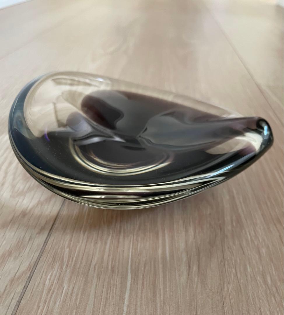 ノ*ー様 【北欧ビンテージ】ヤーカニエミ　ガラスオブジェ(ハート)