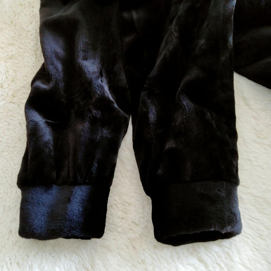 SAGAミンク/サガミンク　シェアードミンク　ファーロングコートブラック