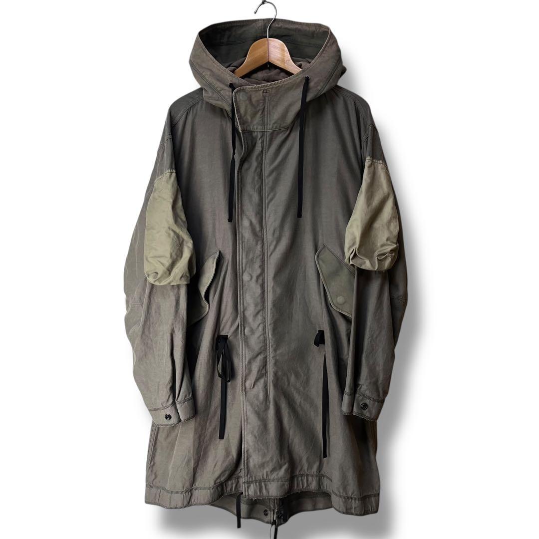 N.HOOLYWOOD エヌハリウッド モッズコート 薄手　ギミック 袖ポケット