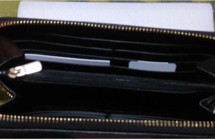 新品未使用COACH コーチ 長財布ブラウンブラックシグネチャー