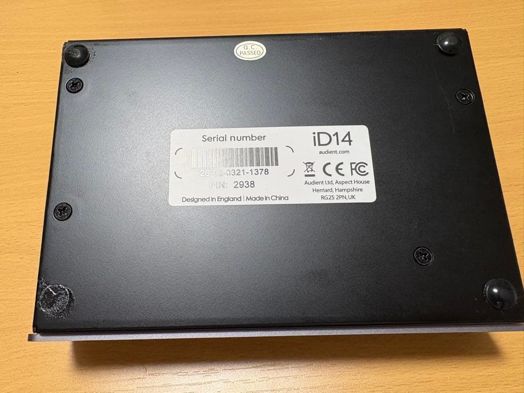 AUDIENT iD14 mk2 USB-C オーディオインターフェイス