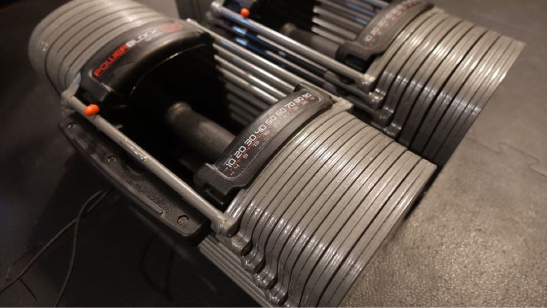 可変式ダンベル パワーブロック PowerBlock SP EXP 90LB ①