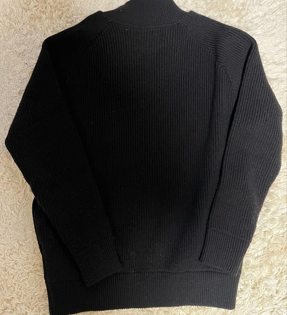 ユナイテッドトウキョウの17AWウールリブジップドライバーズニット