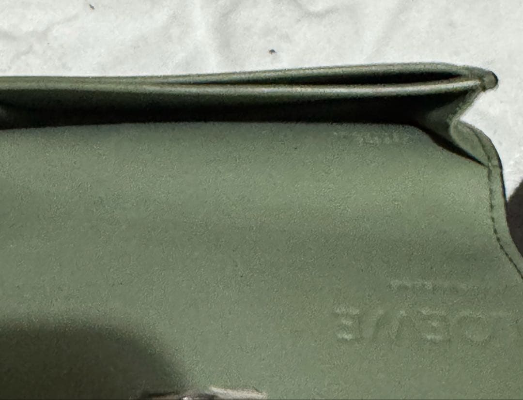 LOEWE ロエベ　ビジネスカードケース　ローズマリー　グリーン　名刺ケース