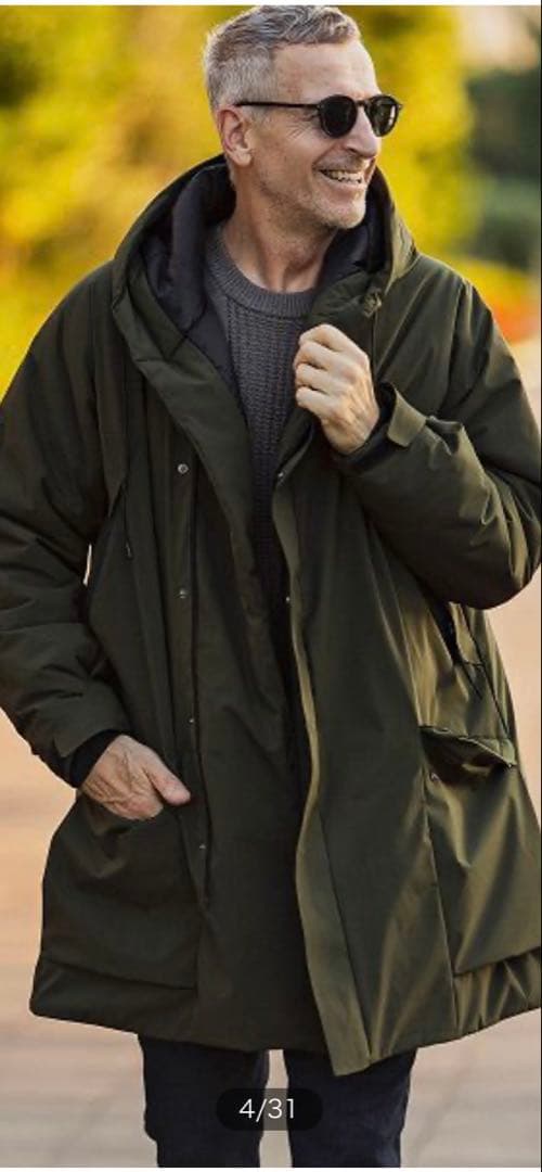 【試着のみ:定価39,600円】ジュンハシモト　ブラック　コート　ビジネス　M