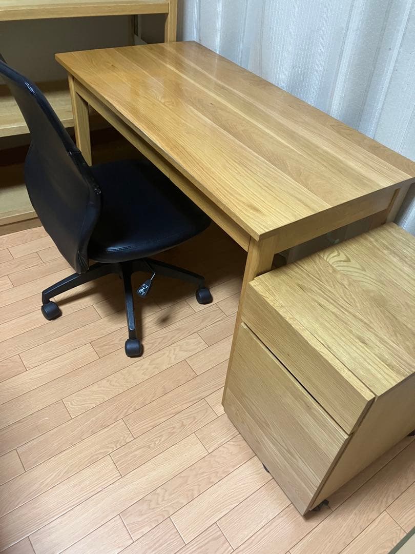 リベさん専用　無印良品 オーク材 デスクキャビネット