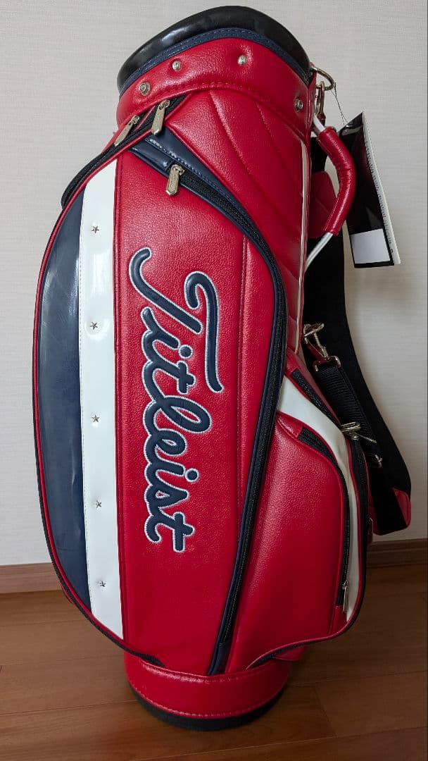 【新品未使用】Titleist キャディバッグ 赤 CB631-RD