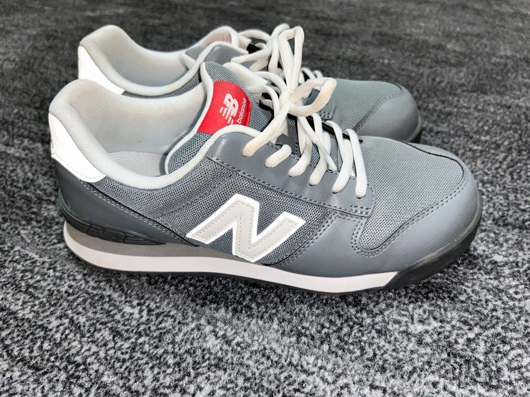 New Balance 安全靴 24cm グレー　PORTLAND ポートランド