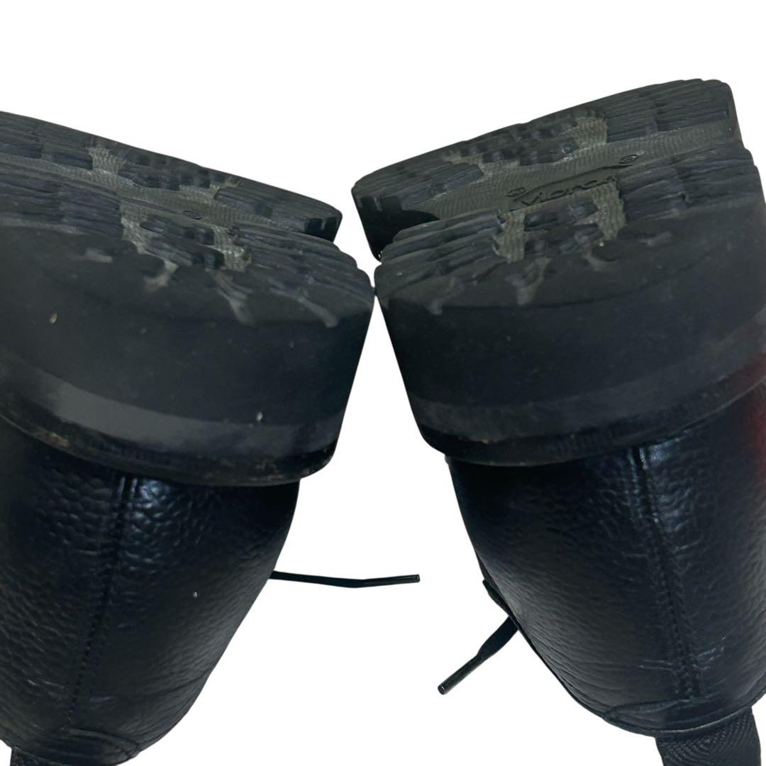 極美品 WH シボ革プレーントゥシューズ　ブラック ビブラムソール 26.5cm