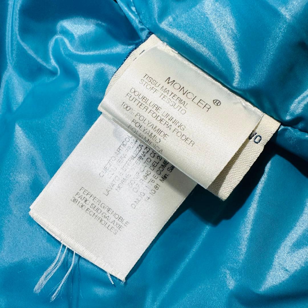 ジ*✨様 MONCLER モンクレール　ダウンベスト ブルー サイズ0 レディー